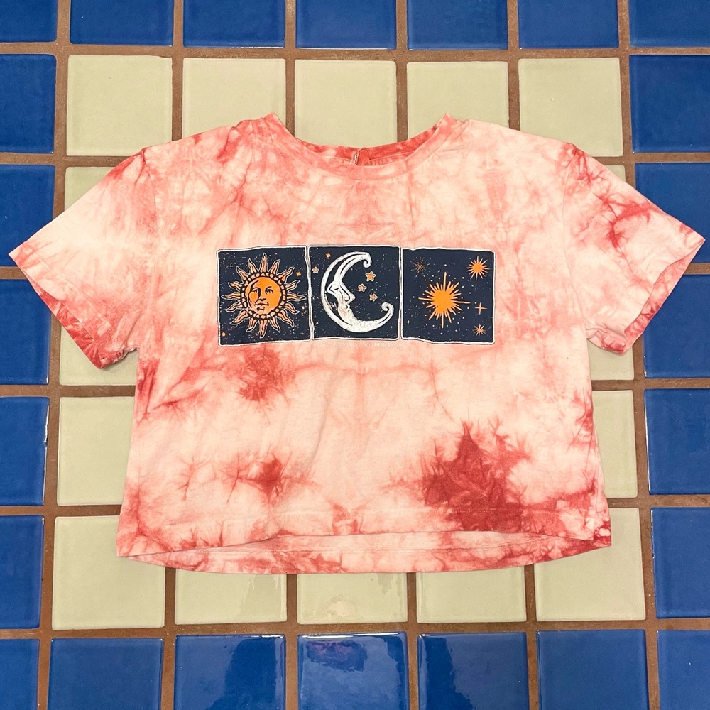 Sun And Moon Tie-Dye Tee 🌞🌝